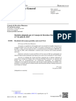 UPR Decisión Adoptada ONU EPU Perú G2314296 Julio 2023