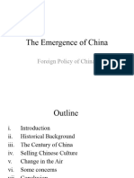 Emergence of China