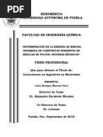 Benemérita Universidad Autónoma de Puebla: Que para Obtener El Título De: Licenciatura en Ingeniería en Materiales