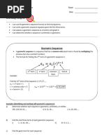 Geometric Sequence