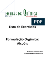 Formulação Orgânica - Alcoóis - Professor Anderson Dino