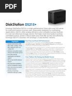 Synology DS215 Plus Data Sheet Enu