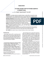 Predicted Overbite and Overjet Changes With The Invisalign Appliance: A Validation Study