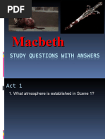 Macbeth Questions With Answers