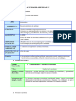 Sesion de Aprendizaje