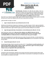 Semana 4 Dios Oye La Voz de Un Muchacho