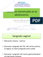 03 Trastornos Menstruales en La Adolescencia