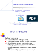 Krishan-Lecture 2 (2022-2023) Introduction To Network Security and Its Model