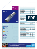 CDS VAM® 21 9.625in. 47lb-ft L80 Type 1 API Drift 8.525in. 87.5%