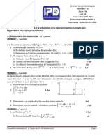 Mathématiques - Institut Polyvalent Djaya - Classe de 1ère D - Cameroun