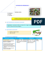 D1 A2 SESION La Flora y La Fauna de Nuestra Región