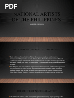 National Artists of The Philippines MOD 4 PPT 2