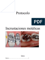 Protocolo INCRUSTACIONES ESTETICAS