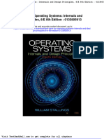 Test Bank For Operating Systems Internals and Design Principles 8 e 8th Edition 0133805913