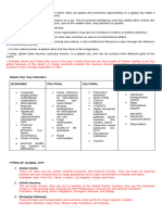 Attributes of Global City