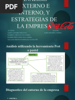 Analisis Externo e Interno y Estrategias de La Empresa Coca Cola