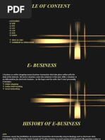 E Business