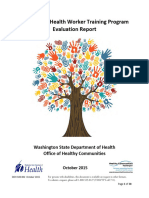 Health Worker Training Evaluation Report