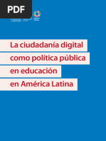 La Ciudadanía Digital Como Política Pública en Educación en América Latina