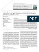 Pesticide Biochemistry and Physiology: Md. Touhidul Islam, Aref Olleka, Shunxiang Ren