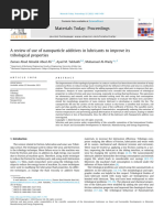 Review of Nanoparticle Additives