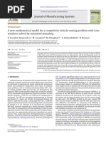 A New Mathematical Model For A Competitive Vehicle Routing Problem With Time Windows Solved by Simulated Annealing