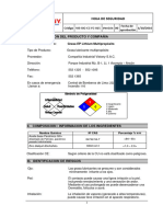 MSDS Grasa Ep Lithium Multiproposito