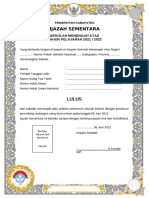 Format Ijazah SMA