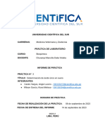 Bioquímica Infome N°3 ÁCIDO ÚRICO