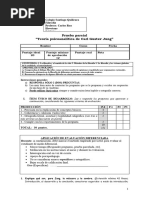 Evaluación Jung FILOSOFÍA