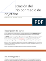 Administración Del Ministerio Por Medio de Objetivos