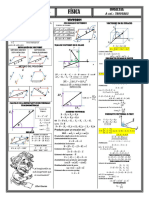 Resumeny Formulario de Vectores Teoremas