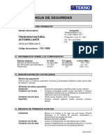 Hoja de Seguridad Teknowax - Autobrillante