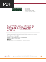 La Eficacia de Las Medidas de Protección en Los Casos de Violencia Intrafamiliar en Ecuador