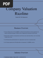 Compnay Valuation Ricolino