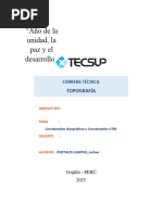 Coordenadas Utm y Coordenadas Geográficas