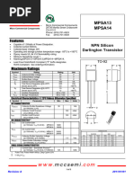 Mpsa13 Mpsa14 To-92