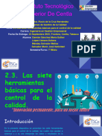 2.3. Las Siete Herramientas Básicas para El Control de La Calidad.