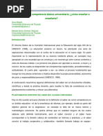 Ponencia Saber Ser Como Competencia Basica Universitaria Como Ensenar A Ensenarla Evlreconv