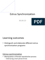 Estrus Synchronization