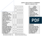 Jadwal Lebaran