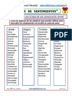 Sentimientos y Emociones