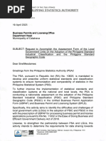 (0604505) Nationwide Assessment of The Local Government Units On The Adoption of The PSIC and PSGC