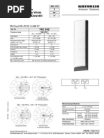 Panel Dual Polarization Half-Power Beam Width Fixed Electrical Downtilt