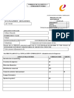 Inscripción de Matrícula Granada España