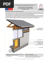 (Maule Talca) M6 SOLUCION CONSTRUCTIVA MURO MADERA +LANA FIBRA DE VIDRIO