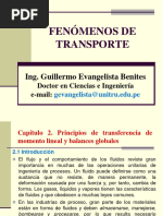 T2 - Principios de Transferencia de Momento Lineal y Balances Globales