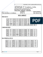 26-08-2023 - JR C 120 - Jee-Mains - WTM-10 - Key & Sol's