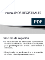 Principios Registrales