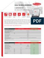 Ficha Tecnica - Fronius Symo Advanced 12